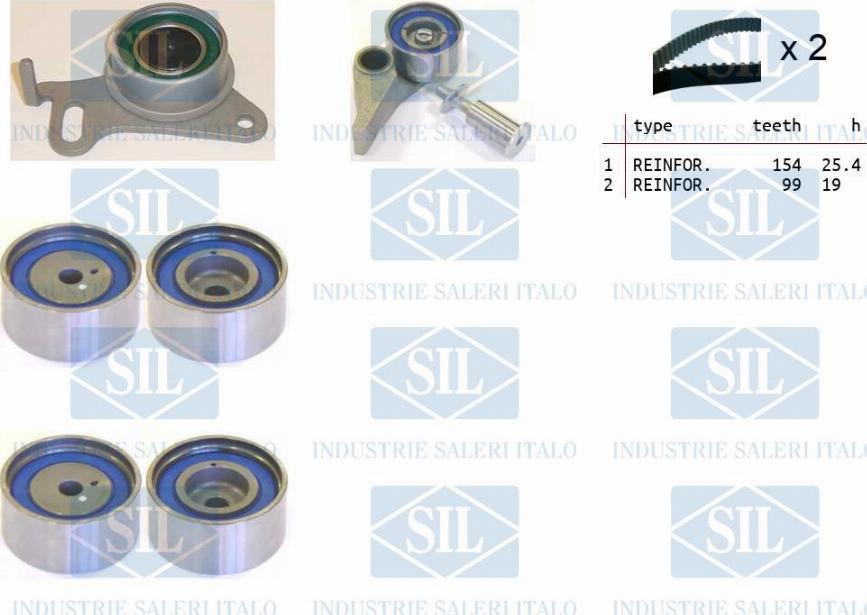 Saleri SIL TK1301 - Timing Belt Set autospares.lv