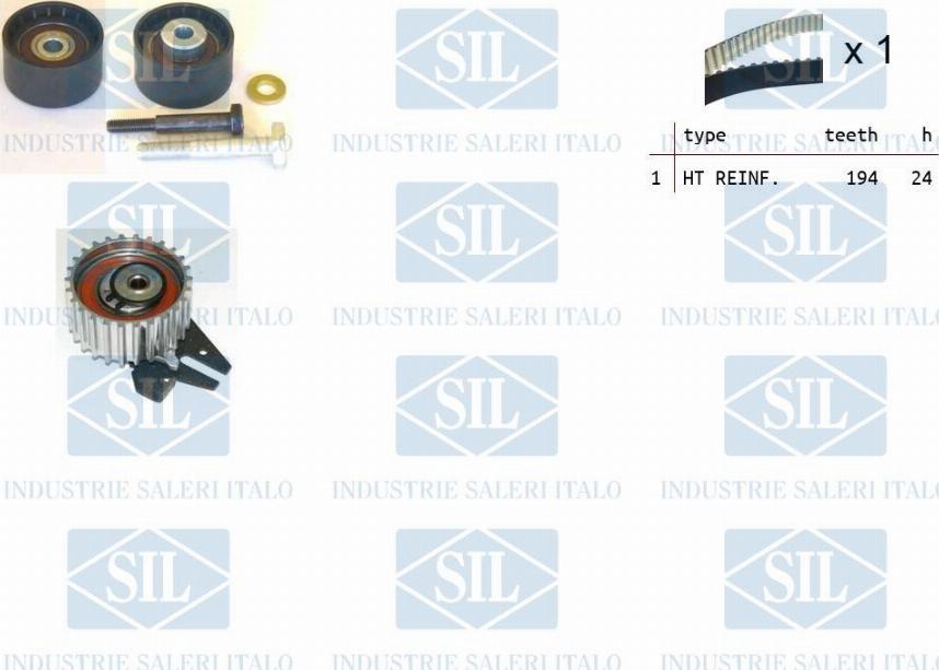 Saleri SIL TK1303 - Timing Belt Set autospares.lv