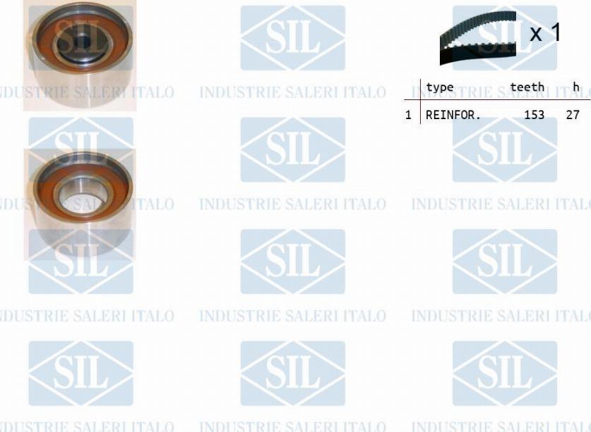 Saleri SIL TK1307 - Timing Belt Set autospares.lv