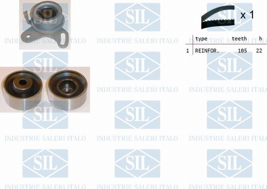 Saleri SIL TK1314 - Timing Belt Set autospares.lv