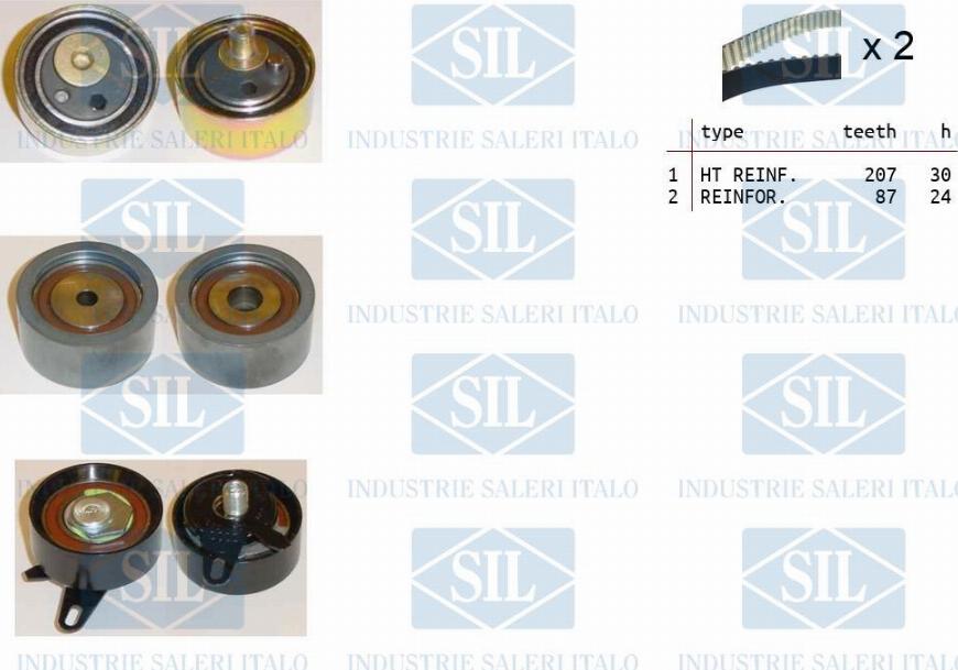 Saleri SIL TK1383 - Timing Belt Set autospares.lv