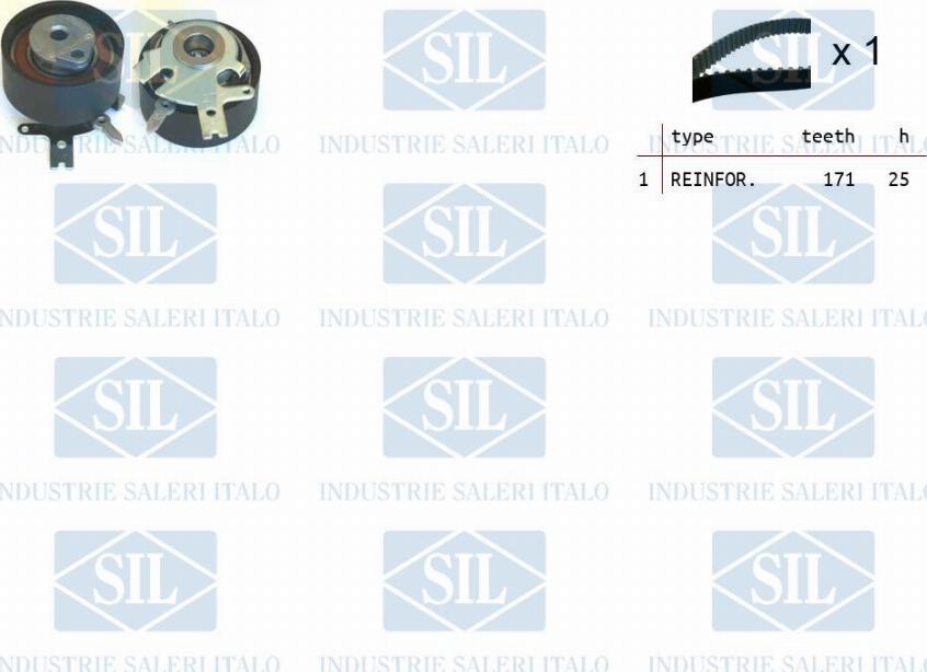 Saleri SIL TK1339 - Timing Belt Set autospares.lv