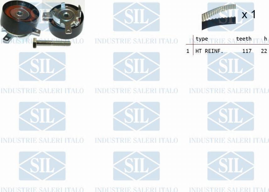 Saleri SIL TK1337 - Timing Belt Set autospares.lv