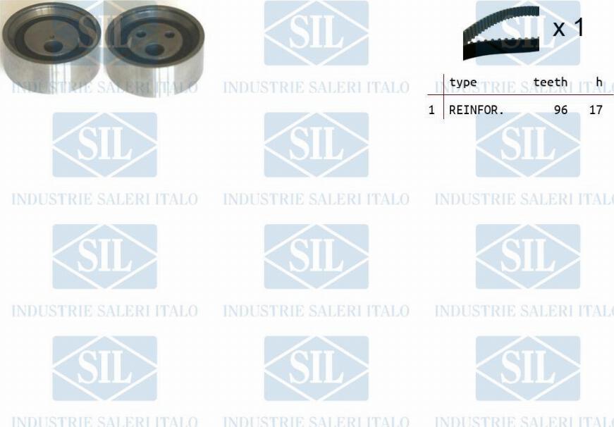 Saleri SIL TK1325 - Timing Belt Set autospares.lv