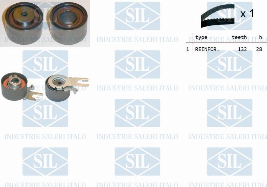 Saleri SIL TK1326 - Timing Belt Set autospares.lv