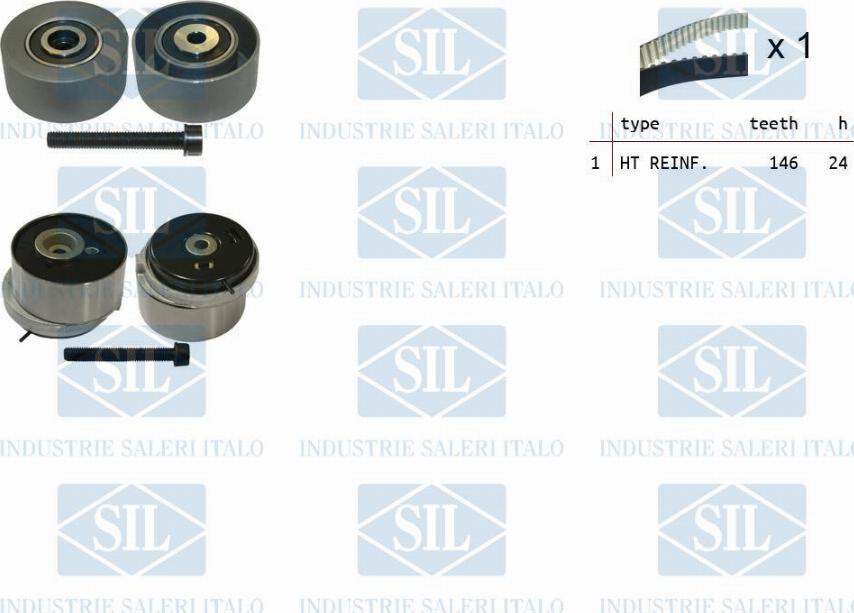 Saleri SIL TK1320 - Timing Belt Set autospares.lv