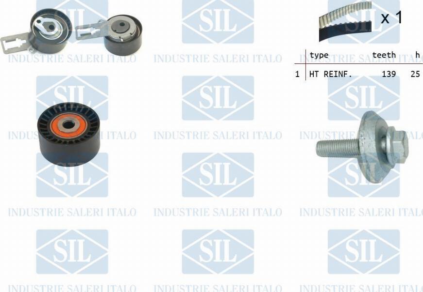 Saleri SIL TK1379 - Timing Belt Set autospares.lv