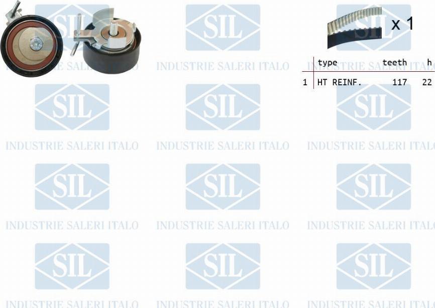 Saleri SIL TK1374 - Timing Belt Set autospares.lv