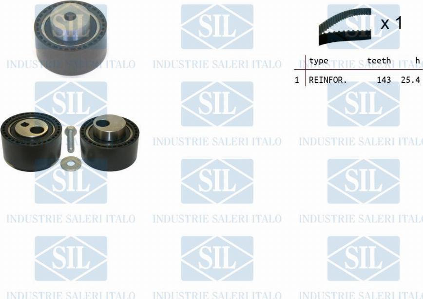 Saleri SIL TK1295 - Timing Belt Set autospares.lv