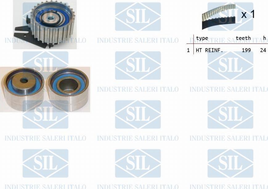 Saleri SIL TK1297 - Timing Belt Set autospares.lv