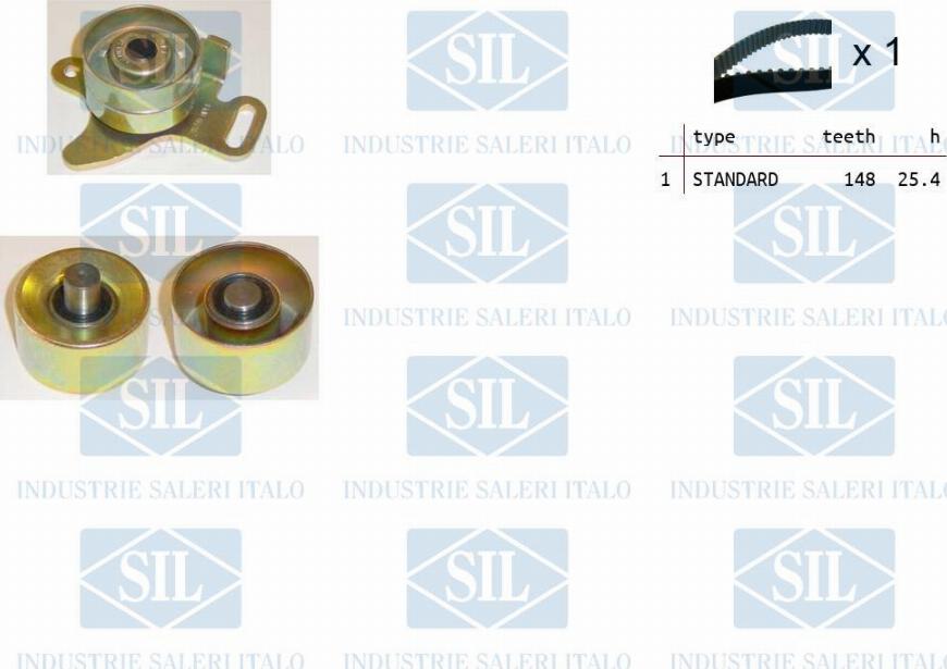 Saleri SIL TK1246 - Timing Belt Set autospares.lv