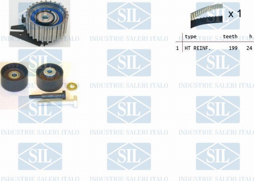 Saleri SIL TK1260 - Timing Belt Set autospares.lv