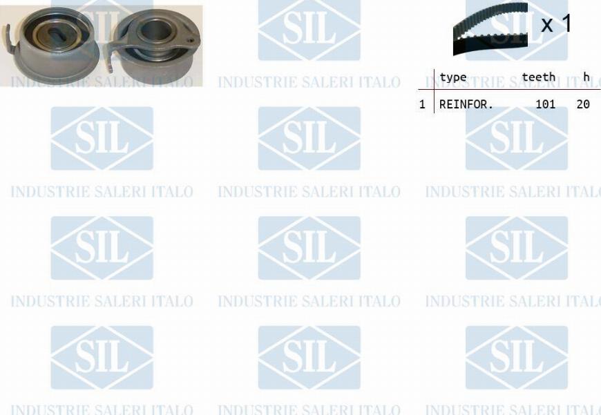 Saleri SIL TK1263 - Timing Belt Set autospares.lv