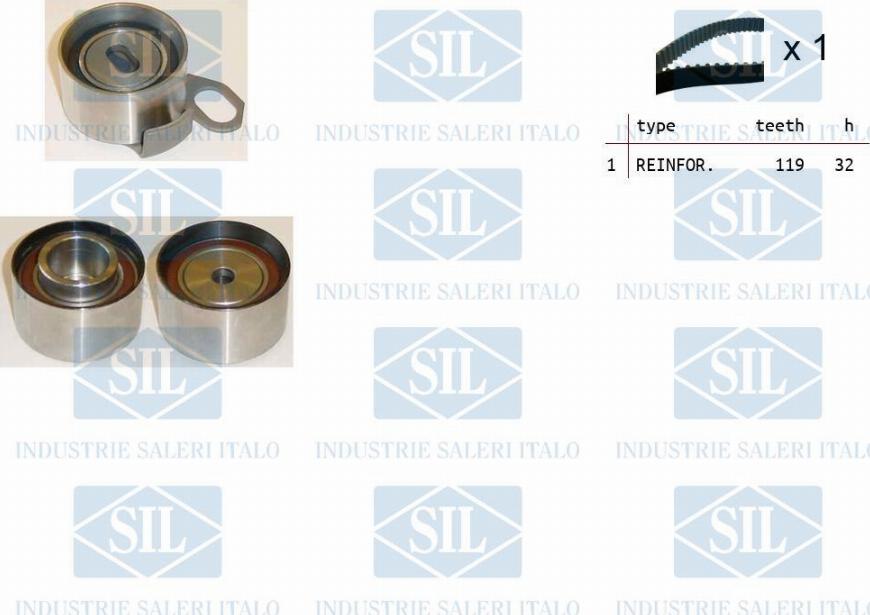 Saleri SIL TK1206 - Timing Belt Set autospares.lv