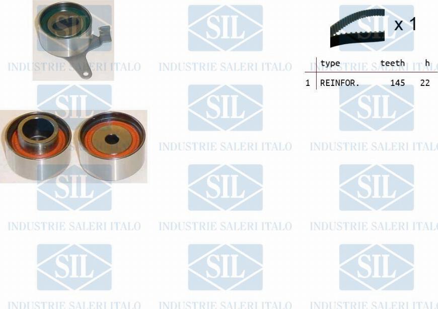 Saleri SIL TK1202 - Timing Belt Set autospares.lv