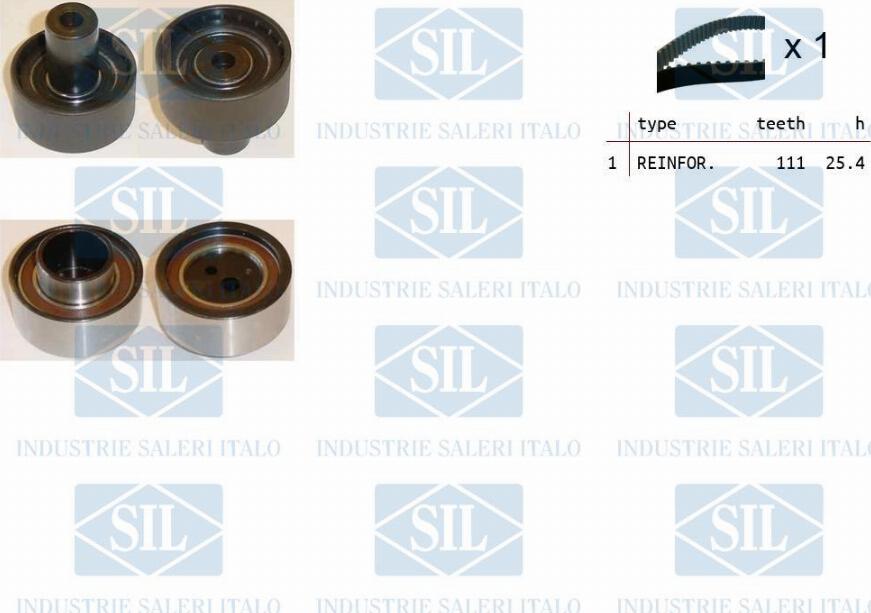 Saleri SIL TK1207 - Timing Belt Set autospares.lv