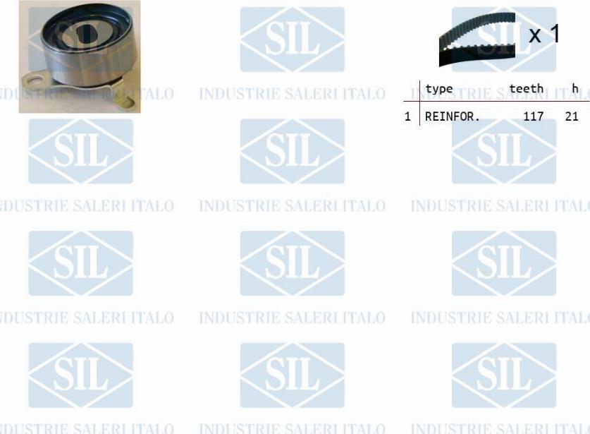 Saleri SIL TK1215 - Timing Belt Set autospares.lv