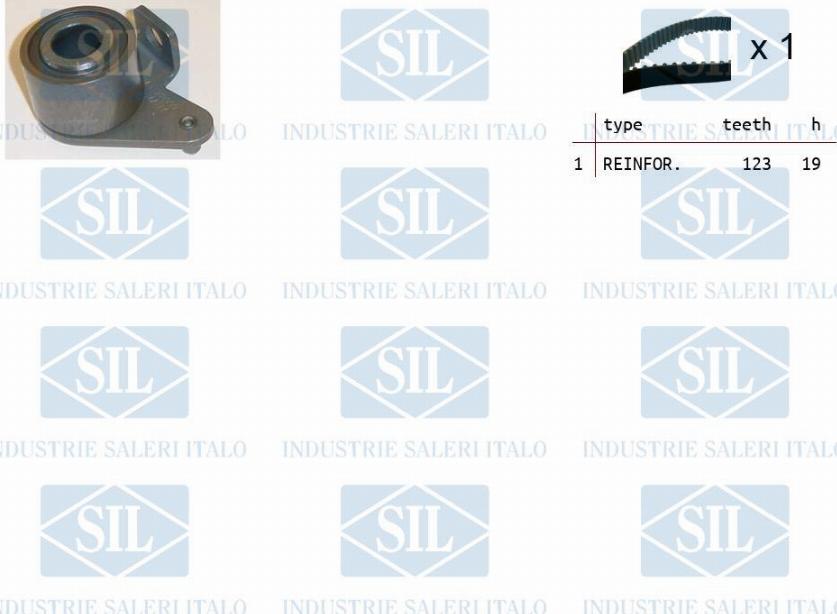 Saleri SIL TK1212 - Timing Belt Set autospares.lv