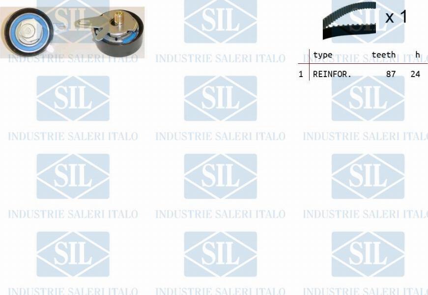 Saleri SIL TK1281 - Timing Belt Set autospares.lv