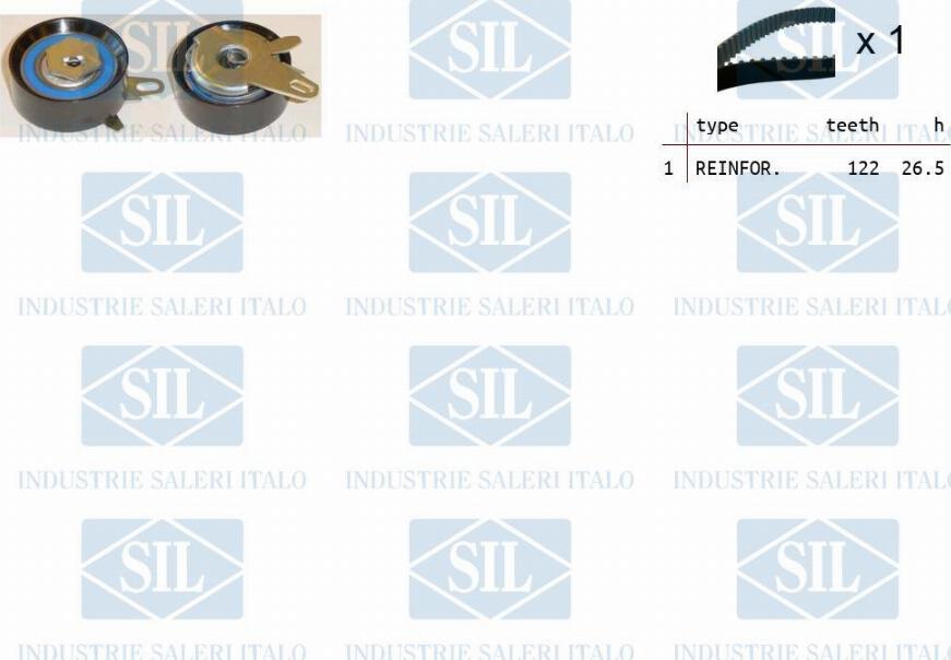 Saleri SIL TK1235 - Timing Belt Set autospares.lv