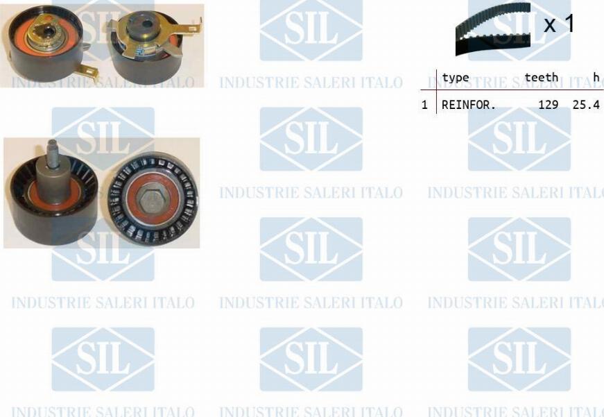 Saleri SIL TK1233 - Timing Belt Set autospares.lv