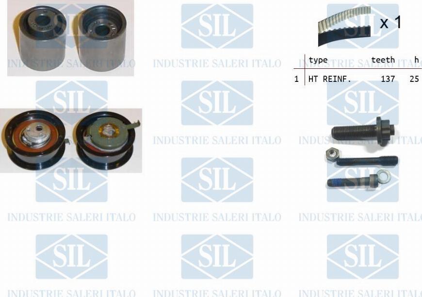 Saleri SIL TK1226 - Timing Belt Set autospares.lv