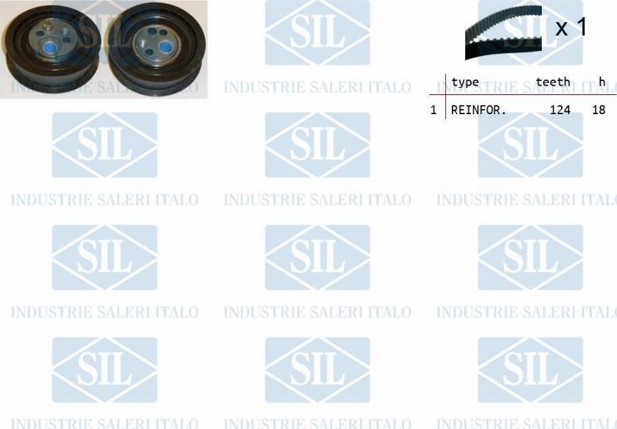 Saleri SIL TK1227 - Timing Belt Set autospares.lv