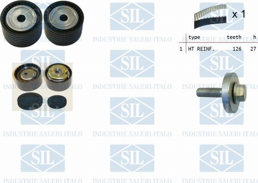 Saleri SIL TK1277 - Timing Belt Set autospares.lv