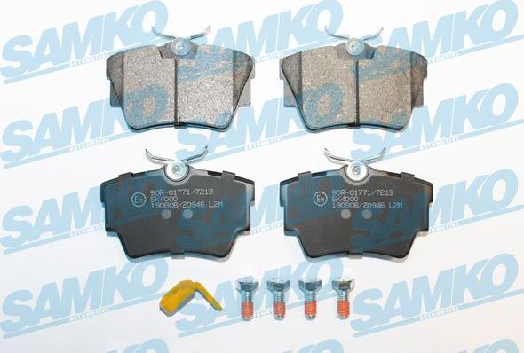 Samko 5SP946K - Brake Pad Set, disc brake autospares.lv