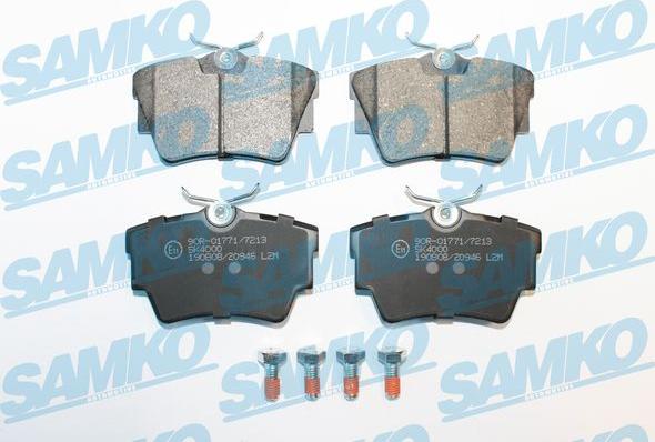 Samko 5SP946 - Brake Pad Set, disc brake autospares.lv