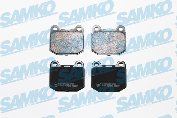 Samko 5SP947 - Brake Pad Set, disc brake autospares.lv