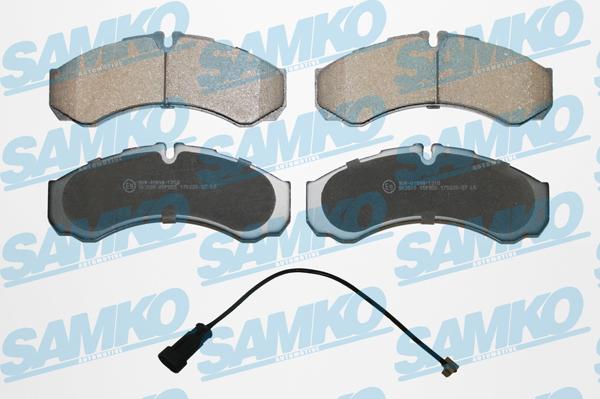 Samko 5SP955A - Brake Pad Set, disc brake autospares.lv