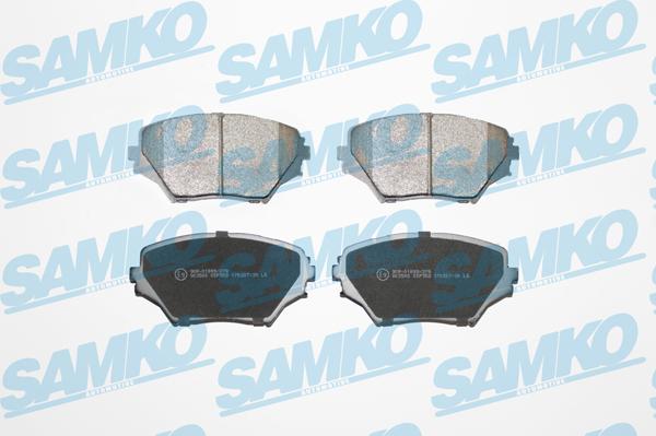 Samko 5SP958 - Brake Pad Set, disc brake autospares.lv