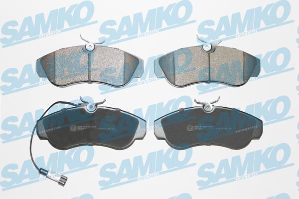 Samko 5SP965 - Brake Pad Set, disc brake autospares.lv