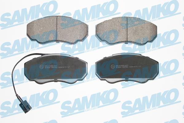 Samko 5SP966 - Brake Pad Set, disc brake autospares.lv