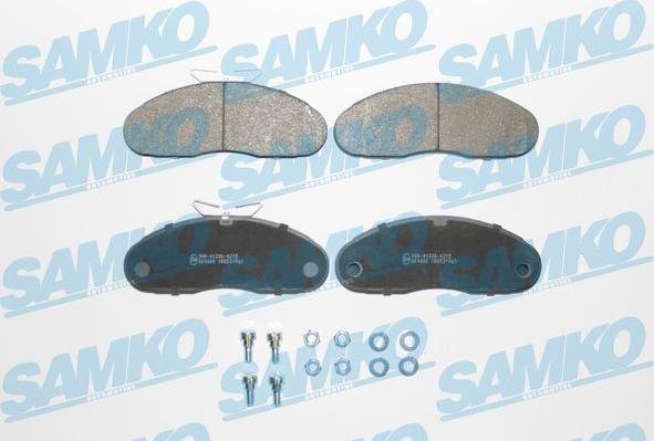 Samko 5SP961 - Brake Pad Set, disc brake autospares.lv