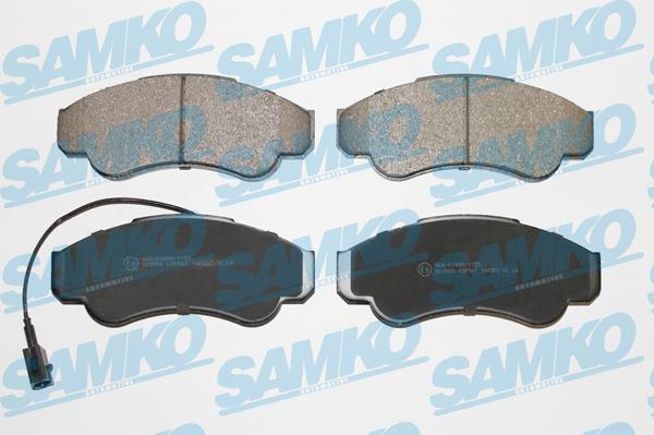 Samko 5SP967 - Brake Pad Set, disc brake autospares.lv