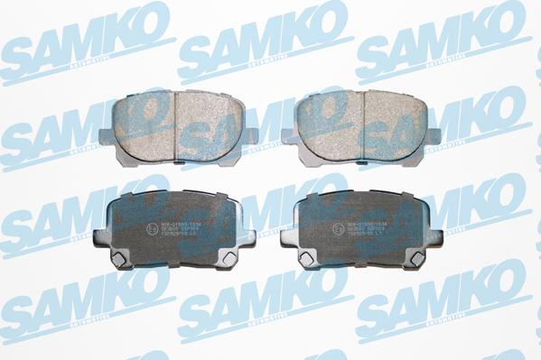 Samko 5SP904 - Brake Pad Set, disc brake autospares.lv