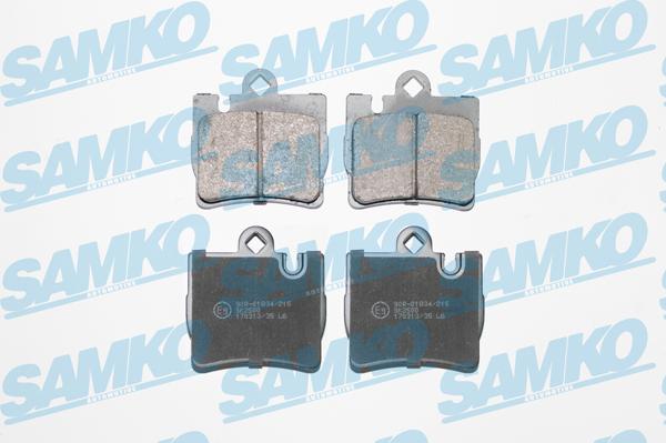 Samko 5SP905 - Brake Pad Set, disc brake autospares.lv