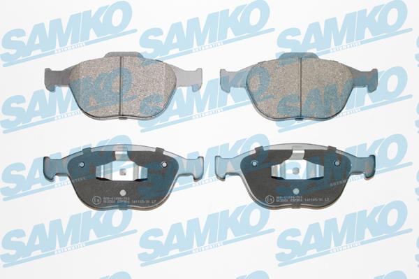 Samko 5SP906 - Brake Pad Set, disc brake autospares.lv