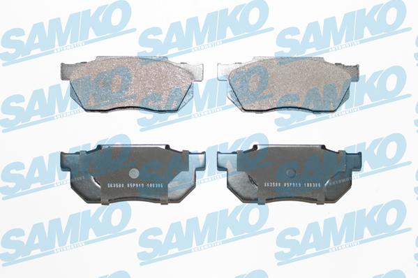 Samko 5SP919 - Brake Pad Set, disc brake autospares.lv