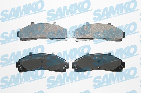 Samko 5SP989 - Brake Pad Set, disc brake autospares.lv