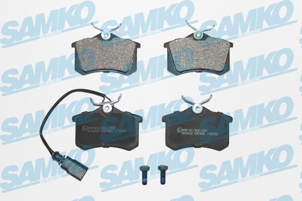 Samko 5SP980 - Brake Pad Set, disc brake autospares.lv