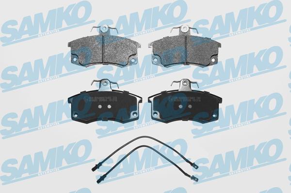 Samko 5SP988 - Brake Pad Set, disc brake autospares.lv