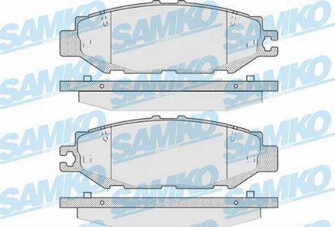Samko 5SP939 - Brake Pad Set, disc brake autospares.lv