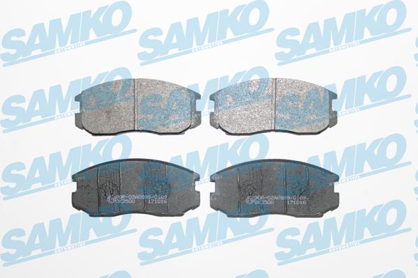 Samko 5SP932 - Brake Pad Set, disc brake autospares.lv