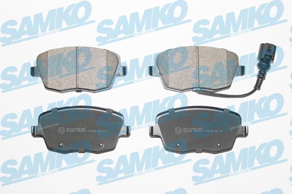 Samko 5SP973 - Brake Pad Set, disc brake autospares.lv