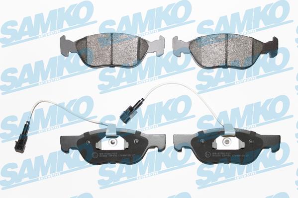 Samko 5SP496 - Brake Pad Set, disc brake autospares.lv
