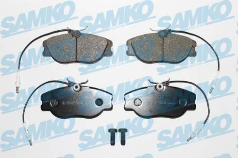 Samko 5SP498 - Brake Pad Set, disc brake autospares.lv