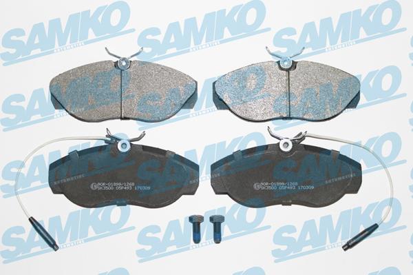 Samko 5SP493 - Brake Pad Set, disc brake autospares.lv